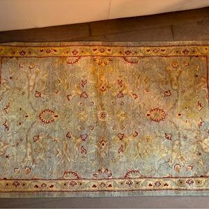 Elegant handwoven small Area Rug